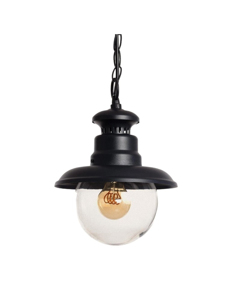 Outdoor pendant lamps - Abruzzo Outdoor pendant lamp classic black IP44 Castelo ABR-LWZ-IP44-CAST - product kolory-swiatla.pl 1