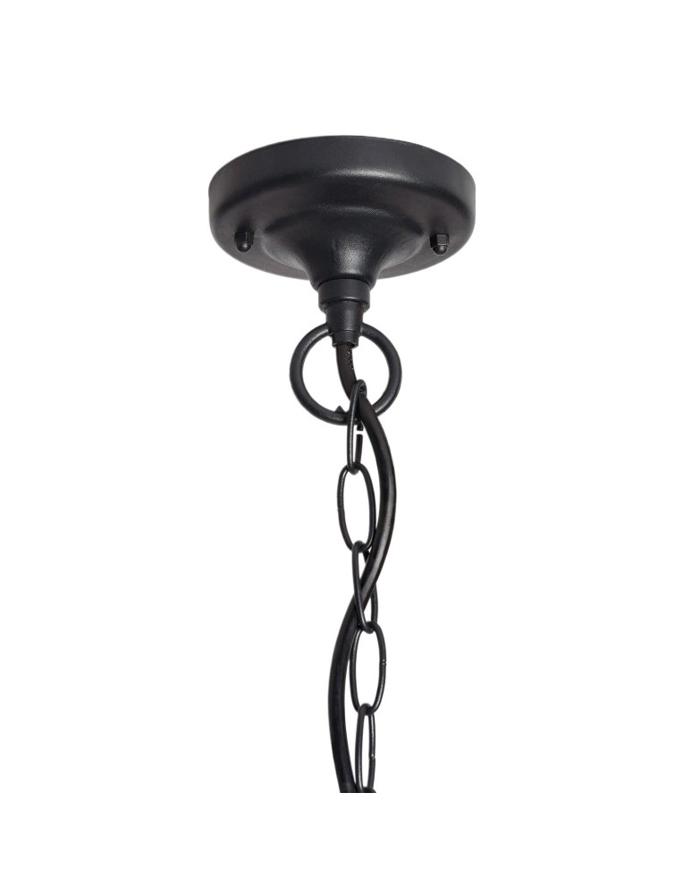 Abruzzo Lampa wisząca Zewnętrzna klasyczna czarna IP44 Castelo ABR-LWZ-IP44-CAST