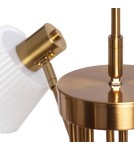 Abruzzo Lampa wisząca żyrandol Złoto-biały 8xE14 Dali ABR-Z8XE14-DALI