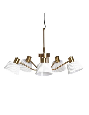 Abruzzo Gold-white 6xE14 Dali chandelier pendant lamp ABR-Z6XE14-DALI