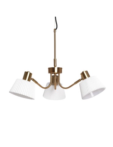 Abruzzo Lampa wisząca żyrandol Złoto biały 3xE14 Dali ABR-Z3XE14-DALI