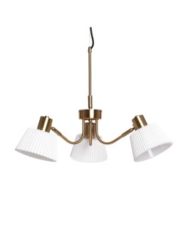 Abruzzo Gold White 3xE14 Dali chandelier pendant lamp ABR-Z3XE14-DALI