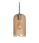 Pendant lamps - Abruzzo Amber E27 Slendore glass pendant lamp ABR-LWS-A-SLN - product 1