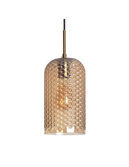 Abruzzo Lampa wisząca szklana bursztynowa E27 Slendore ABR-LWS-A-SLN