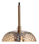 Pendant lamps - Abruzzo Amber E27 Slendore glass pendant lamp ABR-LWS-A-SLN - product 2