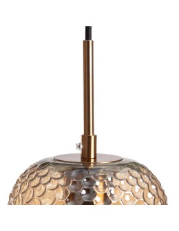 Abruzzo Lampa wisząca szklana bursztynowa E27 Slendore ABR-LWS-A-SLN - produkt 2