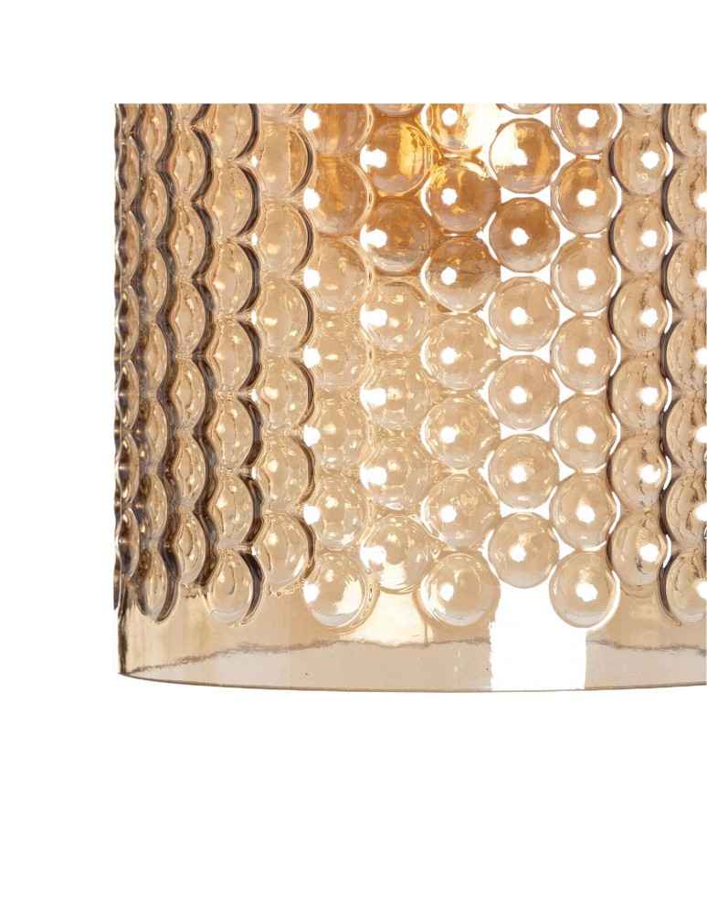 Abruzzo Lampa wisząca szklana bursztynowa E27 Slendore ABR-LWS-A-SLN