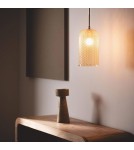 Abruzzo Lampa wisząca szklana bursztynowa E27 Slendore ABR-LWS-A-SLN