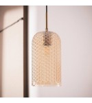 Abruzzo Lampa wisząca szklana bursztynowa E27 Slendore ABR-LWS-A-SLN