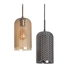 Abruzzo Lampa wisząca szklana bursztynowa E27 Slendore ABR-LWS-A-SLN