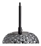 Abruzzo Lampa wisząca szklana szara E27 Slendore ABR-LWS-C-SLN