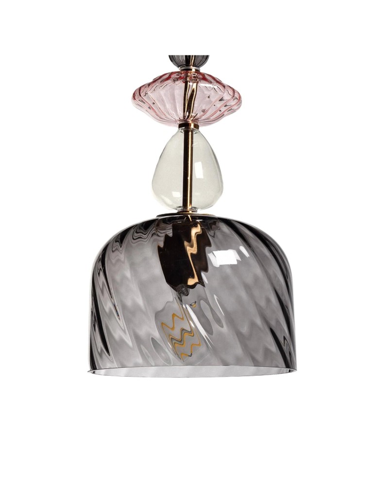 Abruzzo Lampa wisząca szklana E27 Riflesso Koloreno ABR-LWS-RIF