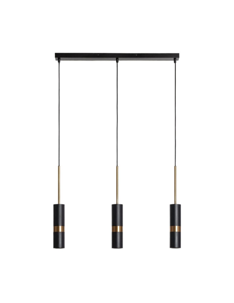 Pendant lamps - Abruzzo Pendant lamp 3xGu10 black 65cm Stella ABR-LWL-3XGU10 - product kolory-swiatla.pl 1
