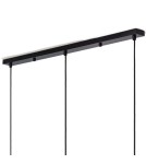 Abruzzo Lampa wisząca 3xGu10 czarna 65cm Stella ABR-LWL-3XGU10