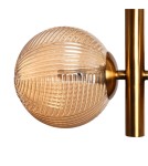 Abruzzo Lampa wisząca szklana bursztynowa 4xG9 Sogno ABR-LWS-4XG9