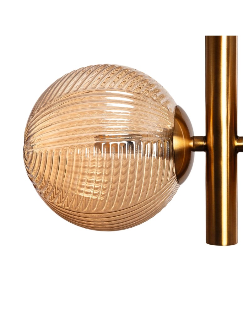 Abruzzo Lampa wisząca szklana bursztynowa 4xG9 Sogno ABR-LWS-4XG9