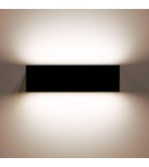 Abruzzo Lampa zewnętrzna ścienna kinkiet 10W dwustronny czarny 3000K Azzurra ABR-LZKO-10W-3000K