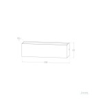 Outdoor wall lamps - Abruzzo Outdoor wall lamp wall sconce 10W double-sided black 3000K Azzurra ABR-LZKO-10W-3000K - product 6