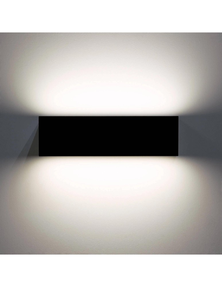 Outdoor wall lamps - Abruzzo Outdoor wall lamp wall sconce 10W double-sided black 4000K Azzurra ABR-LZKO-10W-4000K - product kolory-swiatla.pl 2