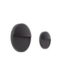 Outdoor wall lamps - Abruzzo Outdoor black round wall lamp IP54 6W CCT Lunaria ABR-LZKO-C - product 2