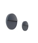 Abruzzo Kinkiet zewnętrzny szary okrągły IP54 6W CCT Lunaria ABR-LZKO-S