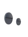 View Abruzzo Outdoor wall lamp grey round IP54 6W CCT Lunaria ABR-LZKO-S