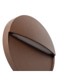 Outdoor wall lamps - Abruzzo Outdoor wall lamp brown round IP54 6W CCT Lunaria ABR-LZKO-BR - product 2