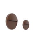 Outdoor wall lamps - Abruzzo Outdoor wall lamp brown round IP54 6W CCT Lunaria ABR-LZKO-BR - product 4