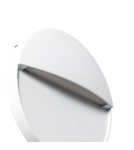Outdoor wall lamps - Abruzzo Outdoor wall lamp white round IP54 6W CCT Lunaria ABR-LZKO-B - product 1