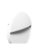 Outdoor wall lamps - Abruzzo Outdoor wall lamp white round IP54 6W CCT Lunaria ABR-LZKO-B - product 2