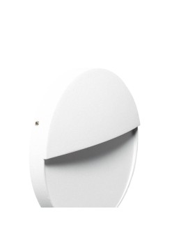 Abruzzo Outdoor wall lamp white round IP54 6W CCT Lunaria ABR-LZKO-B - product 2