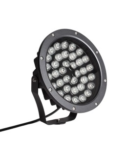 Abruzzo Outdoor LED floodlight IP65 36W with bolt 3000K Rosabella ABR-RZR-36W