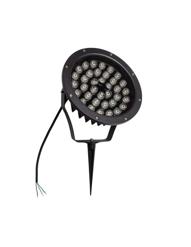 Abruzzo Naświetlacz zewnętrzny LED IP65 36W z bolcem 3000K Rosabella ABR-RZR-36W