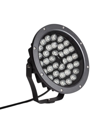 Abruzzo Outdoor LED floodlight IP65 24W with bolt 3000K Rosabella ABR-RZR-24W