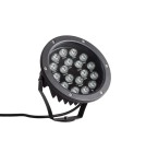 Abruzzo Naświetlacz zewnętrzny LED IP65 18W z bolcem 3000K Rosabella ABR-RZR-18W
