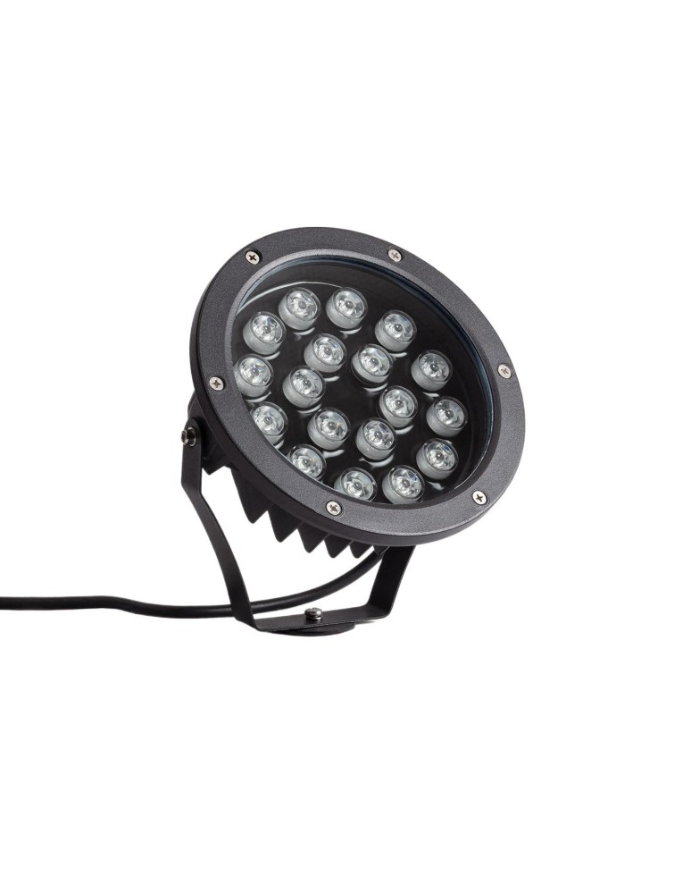 Abruzzo Naświetlacz zewnętrzny LED IP65 18W z bolcem 3000K Rosabella ABR-RZR-18W