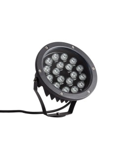 Abruzzo Outdoor LED floodlight IP65 18W with bolt 3000K Rosabella ABR-RZR-18W