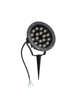 Abruzzo Naświetlacz zewnętrzny LED IP65 18W z bolcem 3000K Rosabella ABR-RZR-18W - produkt 2