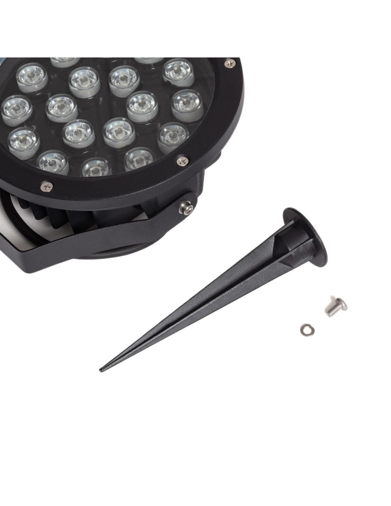 Outdoor spotlights and floodlights - Abruzzo Outdoor LED floodlight IP65 18W with bolt 3000K Rosabella ABR-RZR-18W - product kolory-swiatla.pl 4