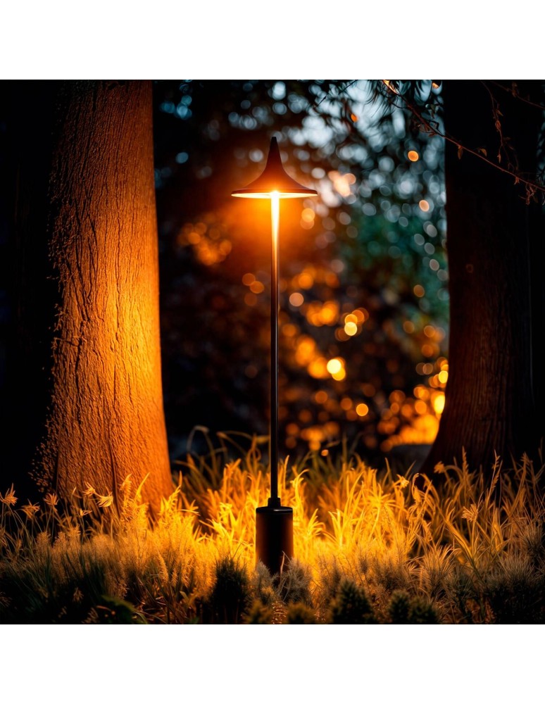 Standing garden lamps - Abruzzo LED outdoor post IP65 6W 60cm with bolt Brezza ABR-SOB-6W - product kolory-swiatla.pl 7