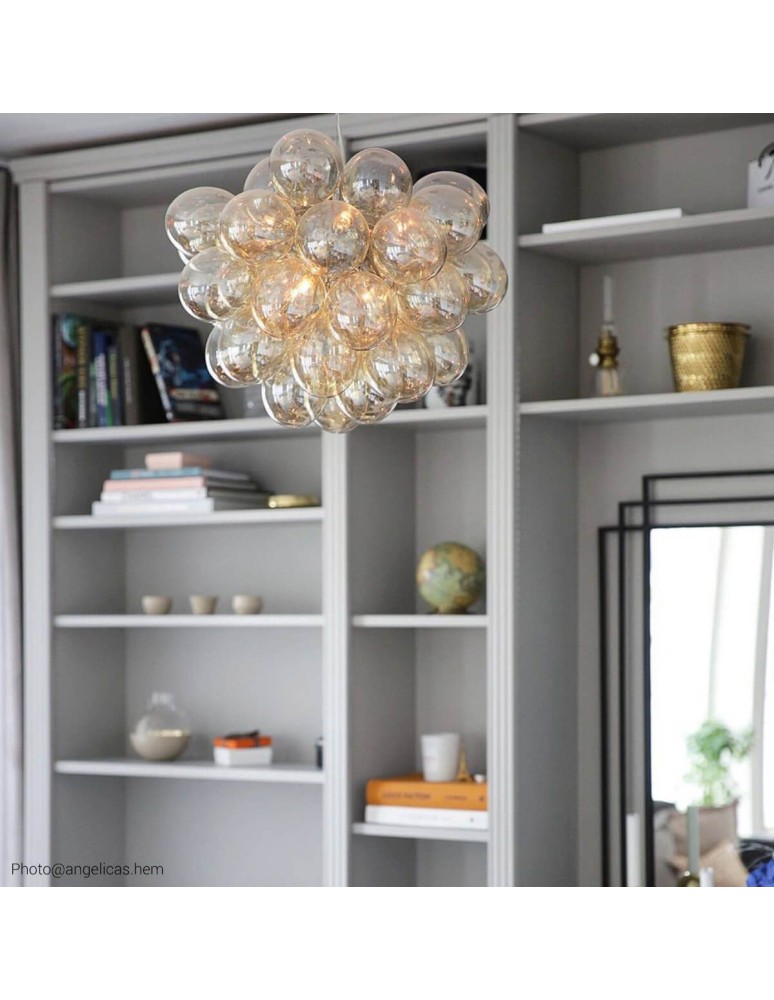 By Rydens Lampa wisząca 4200440-5503 Gross  8-fl amber