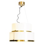 Pendant lamps - By Rydens Marcel pendant lamp Ø50 cm brass/white - product 1
