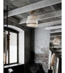 By Rydens Lampa wisząca Marcel Ø50 cm mosiądz/biały By Rydens Lampa wisząca Marcel Ø50 cm mosiądz/biały