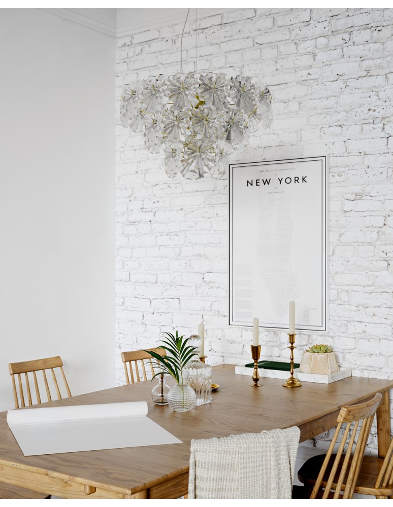 Glamour pendant lamps - By Rydens Lorraine Ø51.5cm crystal pendant lamp - product kolory-swiatla.pl 5