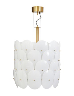 By Rydens Lampa wisząca Omlot Ø50 biały/miedziany