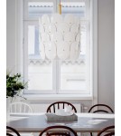 By Rydens Lampa wisząca Omlot Ø50 biały/miedziany By Rydens Lampa wisząca Omlot Ø50 biały/miedziany