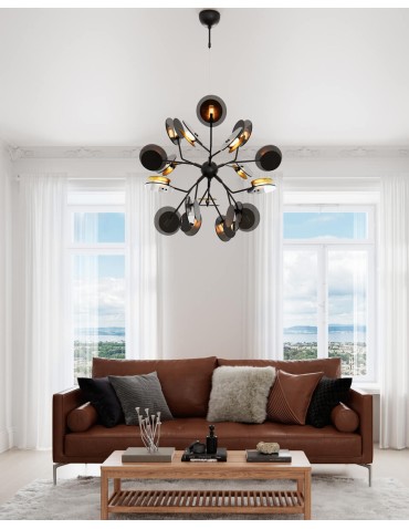 By Rydens Turno pendant lamp 4202080-4002 matte black - product 2