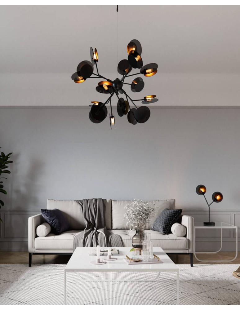 Pendant lamps - By Rydens Turno pendant lamp 4202080-4002 matte black - product kolory-swiatla.pl 3