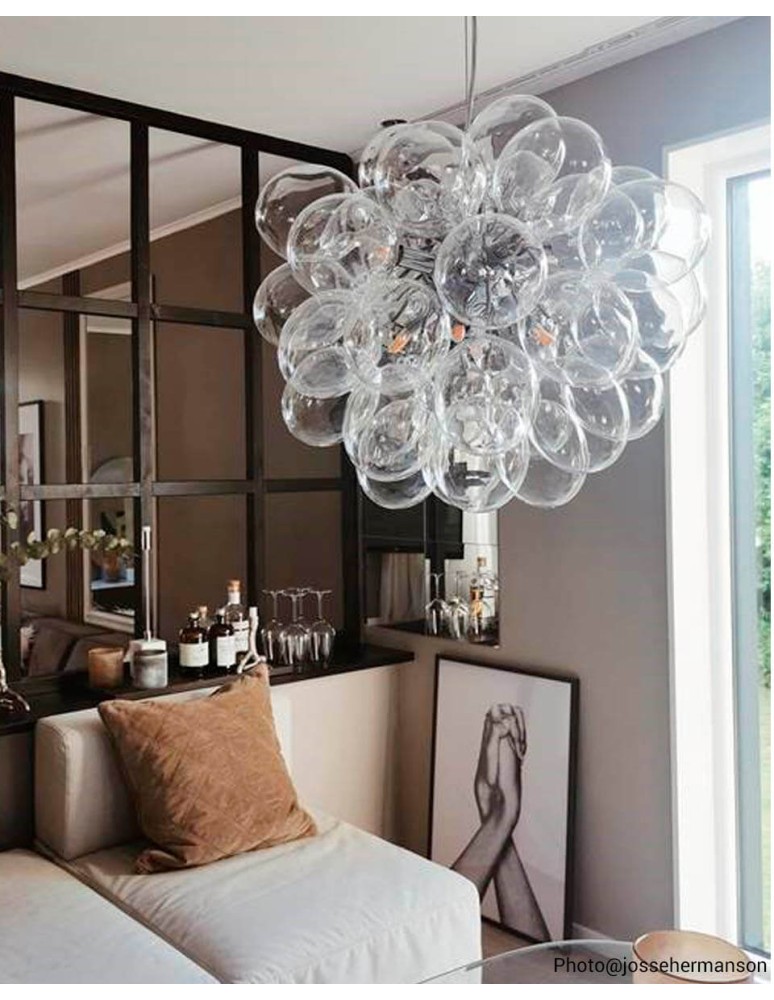 Designer pendant lamps - By Rydens Gross pendant lamp 4200440-7002 50cm transparent - product kolory-swiatla.pl 4