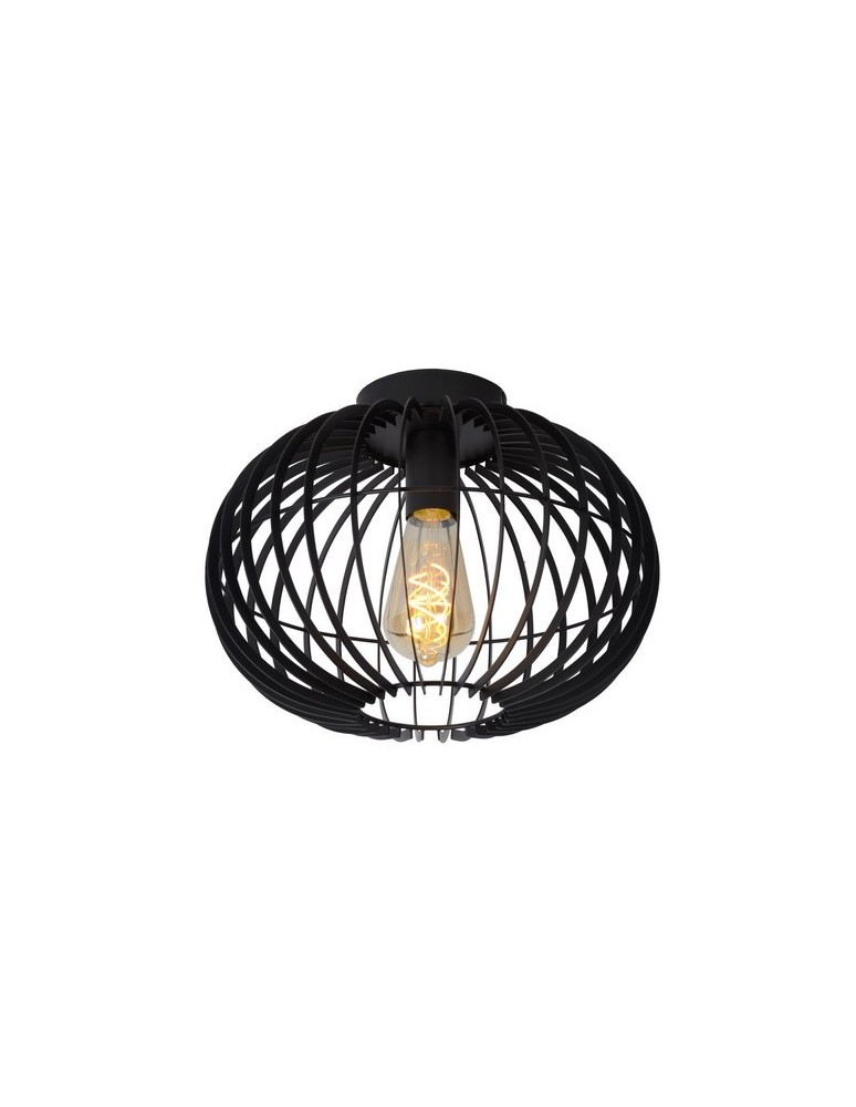 Ceiling lamps - Lucide REDA Ceiling 1xE27 black 78199/01/30 - product kolory-swiatla.pl 1